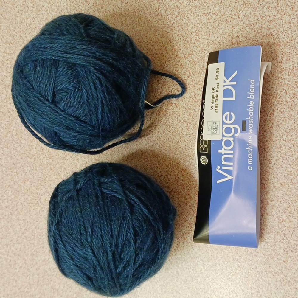 Berocco vintage DK yarn in Tide Pool